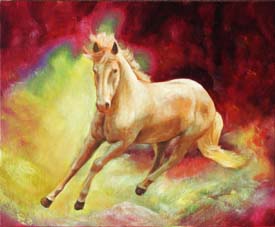 cheval au galop